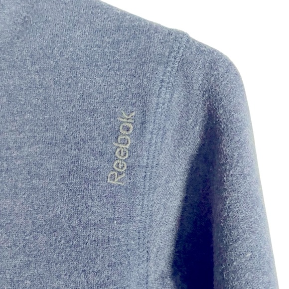 Reebok Boys hoodie sweater Navy Blue cozy soft cotton mix fabric size M - Picture 3 of 4